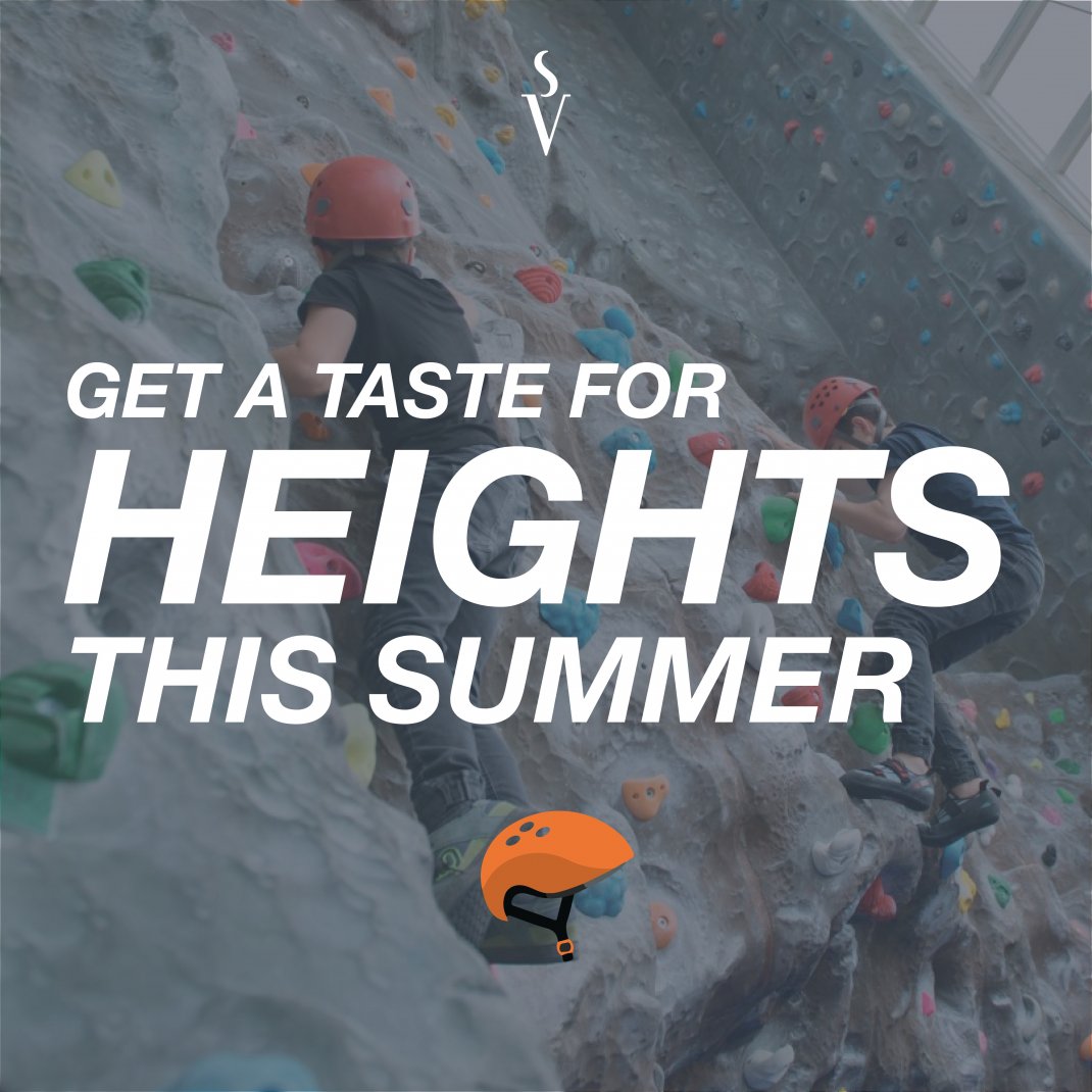 Climbing Taster Sessions at Herts Sports Village this Summer