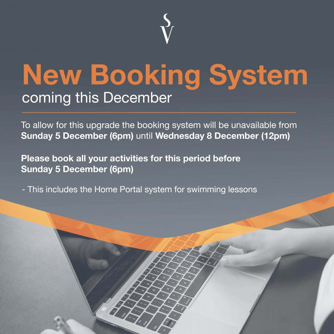 Our new booking system is coming...