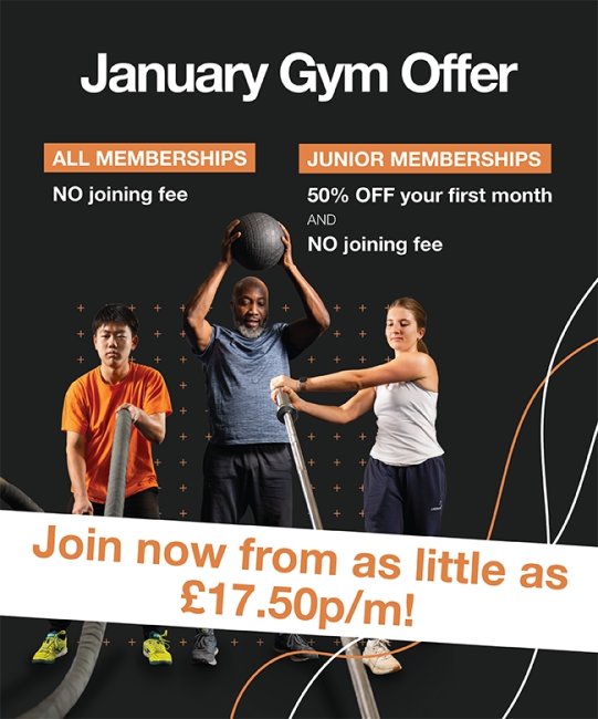 January Gym Deal &pound;17.50